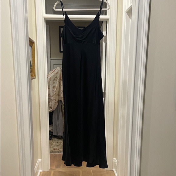 Johnny Was black silk slip Dress - Picture 6 of 7